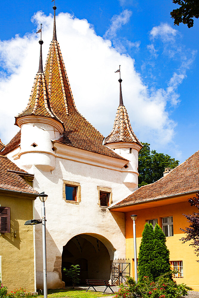 Katalin Gate (Ecaterina Gate), Brasov, Transylvania, Romania, Europe