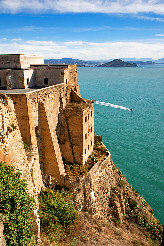 Palazzo d'Avalos, Terra Murata, Procida Island, Phlegraean Islands, Bay of Naples, Campania, Italy