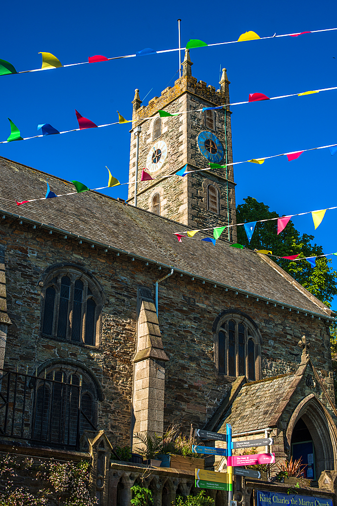 The Church of King Charles the Martyr, dating from 1665, Falmouth, Cornwall, England, United Kingdom, Europe