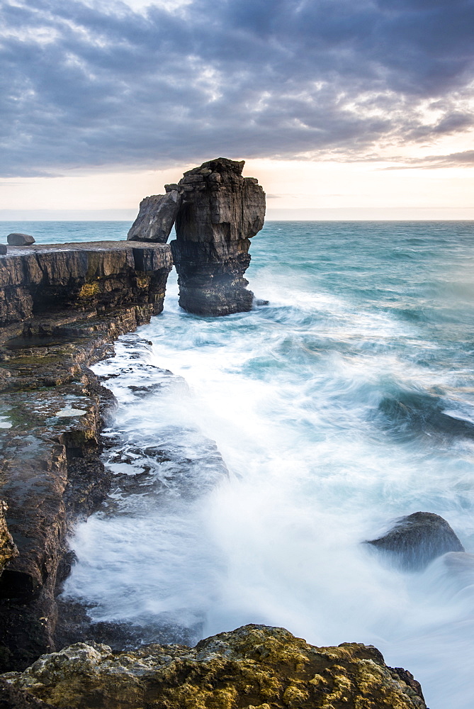 Pulpit Rock, Portland Bill, Isle of Portland, Jurassic Coast, UNESCO World Heritage Site, Dorset, England, United Kingdom, Europe