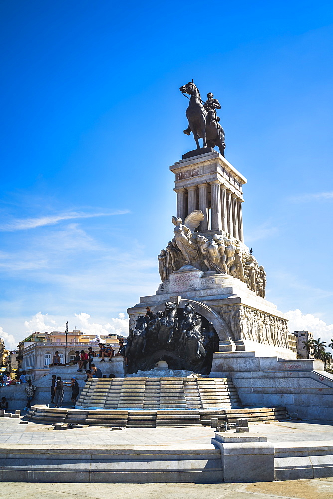 Maximo Gomez Monument, La Habana (Havana), Cuba, West Indies, Caribbean, Central America