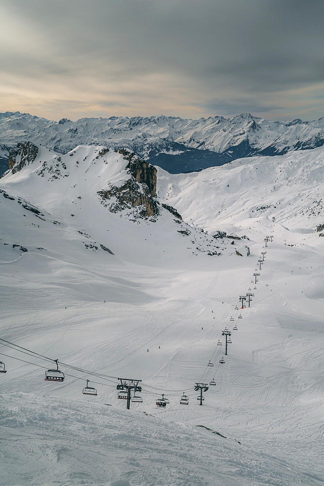 La Plagne ski resort, Tarentaise, Savoy, French Alps, France, Europe