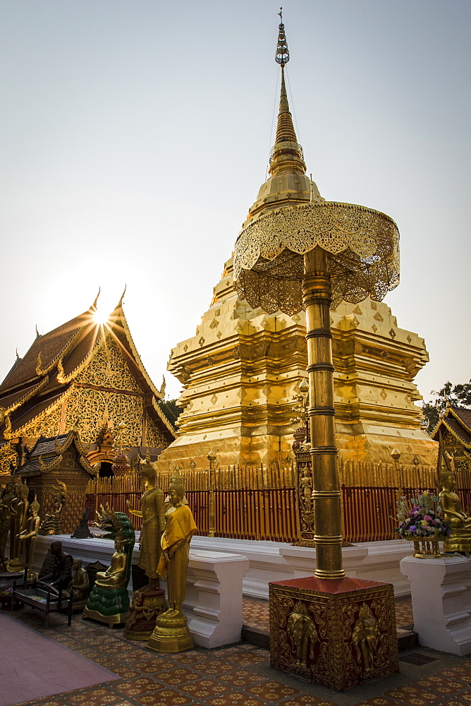 Wat Phrathat Doi Suthep, Chiang Mai, Thailand, Southeast Asia, Asia