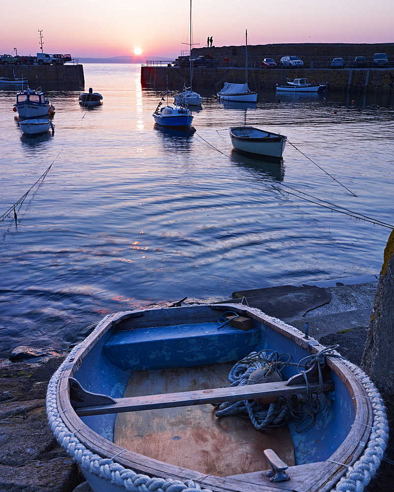 The picturesque fishing village of Mousehole, Cornwall, England, United Kingdom, Europe