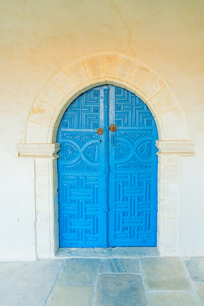 The Monastery of the Holy Cross (Timios Stavros Monastery) in Omodos, Cyprus, Europe