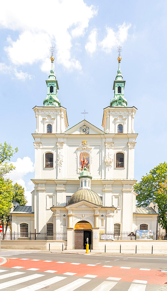 The Collegiate Church of St. Florian, UNESCO World Heritage Site, Krakow, Poland, Europe