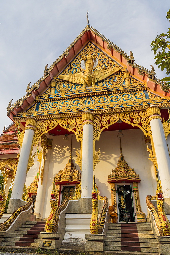 The colourful temple at the Office of National Buddhism, in Phuket Town, Phuket, Thailand, Southeast Asia, Asia