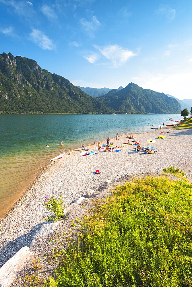 Idro Lake in Sabbia Valley, Brescia province, Lombardy, Italy, Europe