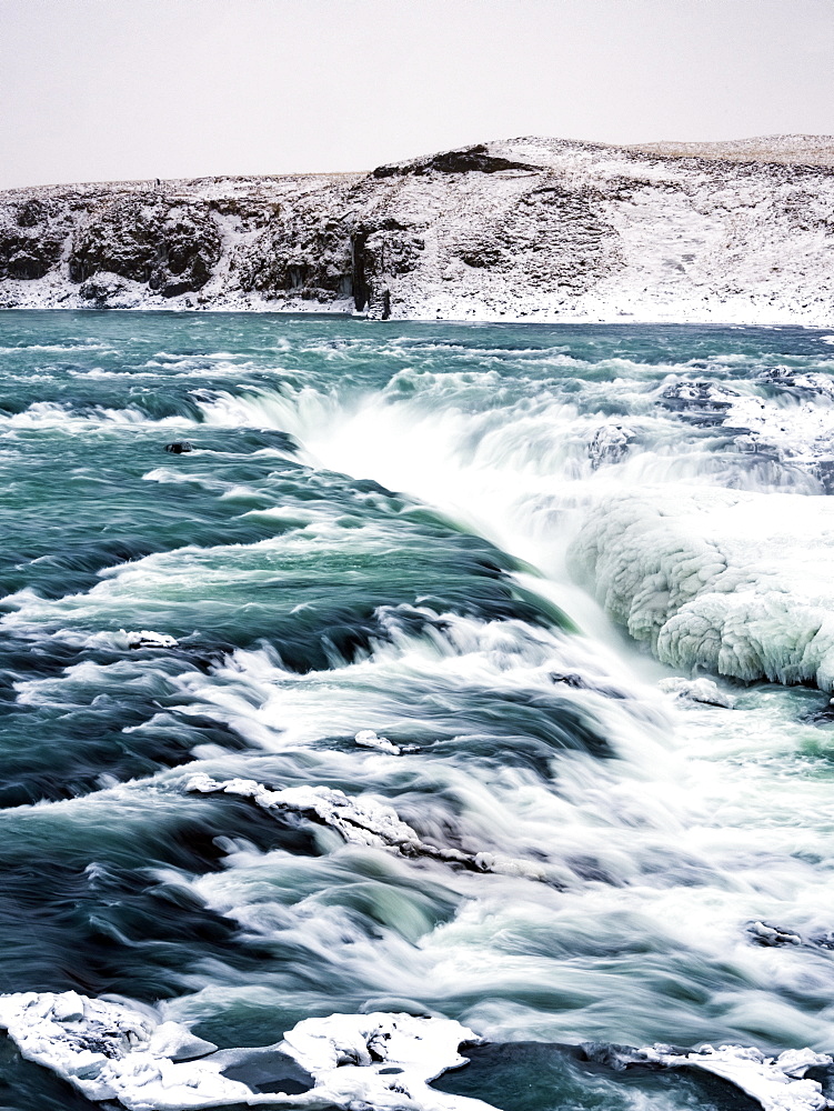 Urridafoss waterfall early morning, Iceland, Polar Regions