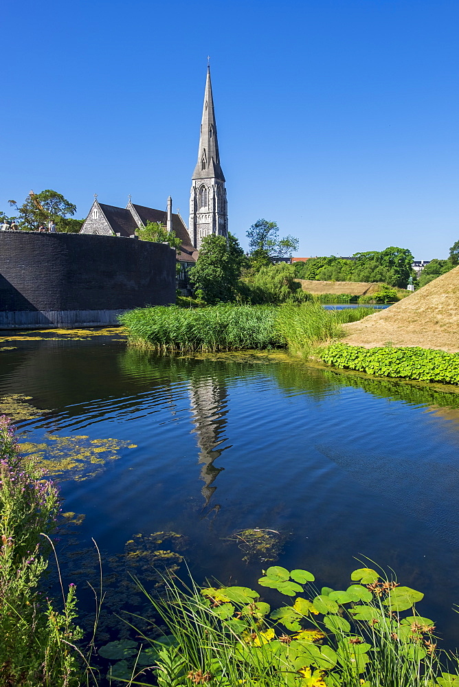 St. Alban's Church in Copenhagen, Denmark, Europe