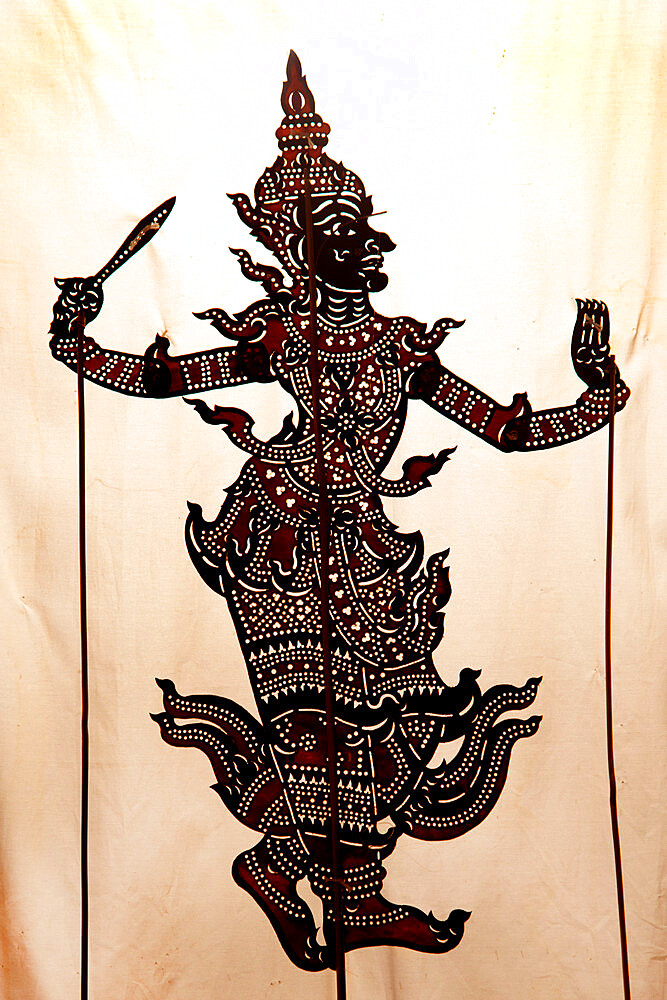 Shadow puppet, Phnom Penh, Cambodia, Indochina, Southeast Asia, Asia