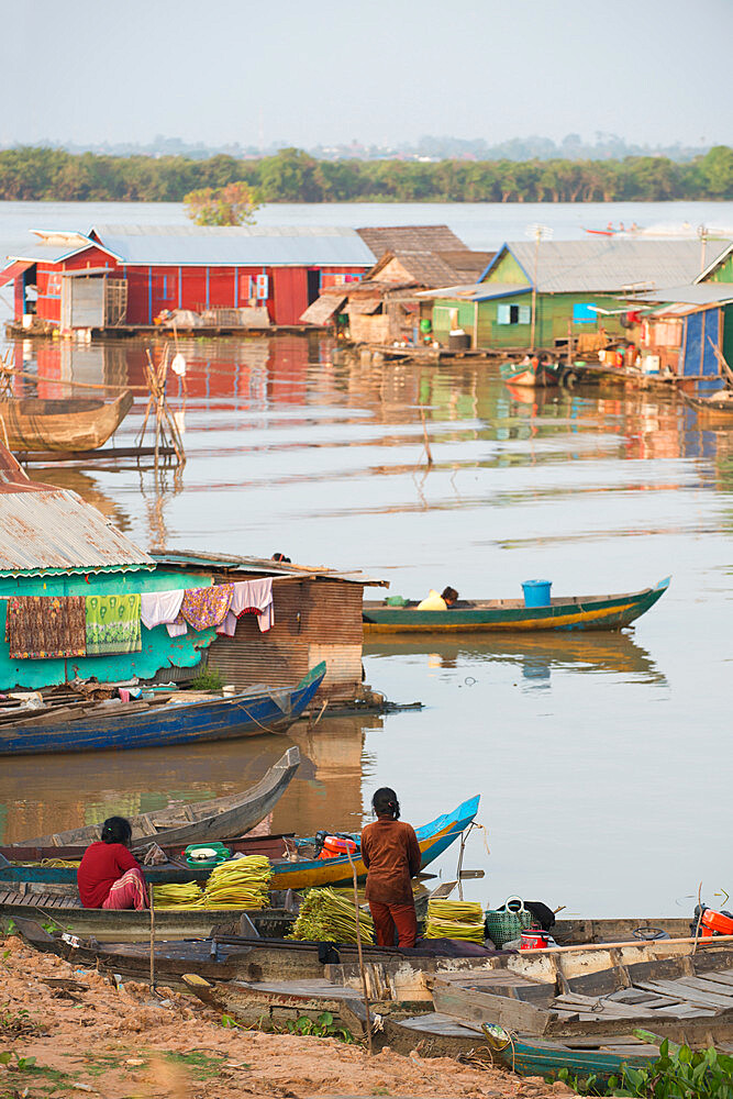 Floating village, Cambodia, Indochina, Southeast Asia, Asia