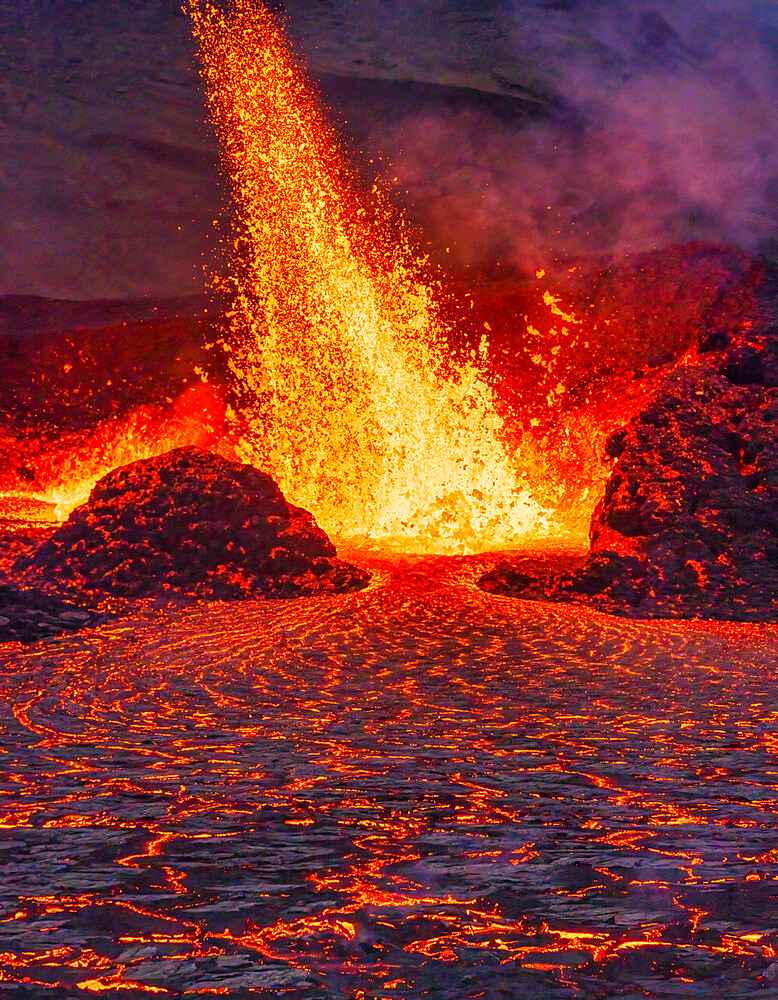 The recent re-eruption of Mount Fagradalsfjall and Geldingadalir Volcano, Southwest Peninsula, Iceland, Polar Regions