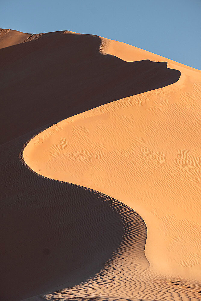 High sand dunes in the Rub al Khali desert, Oman, Middle East