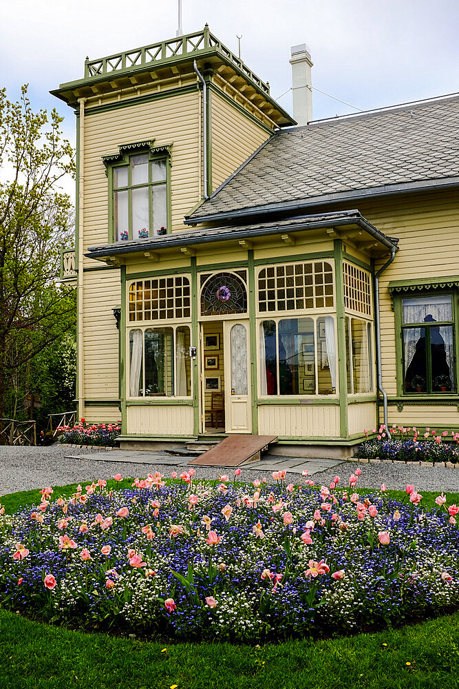 Troldhaugen, the home of composer Edvard Grieg, now a living museum, Bergen, Norway, Scandinavia, Europe