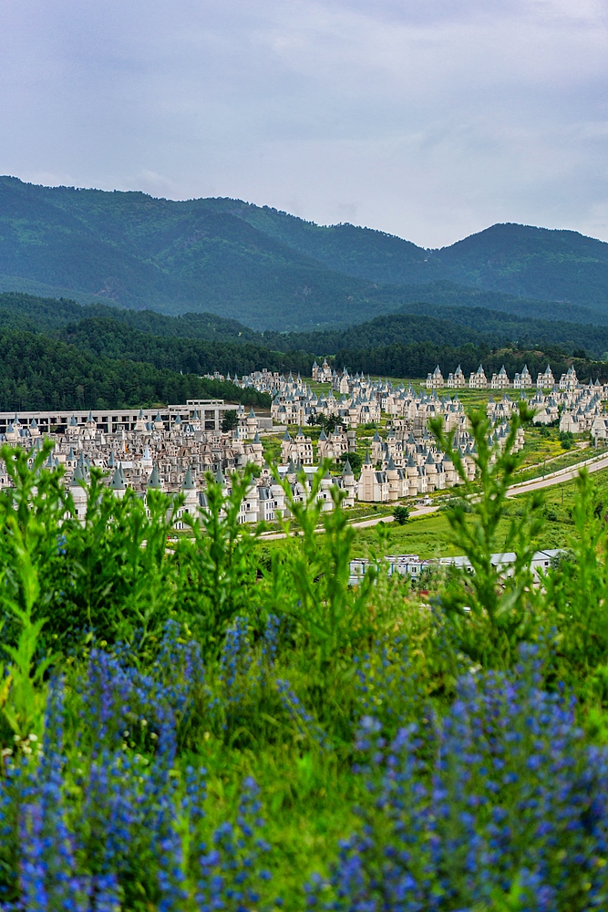 Burj al Babas abandoned ghost town with fairytale castle houses in Turkey