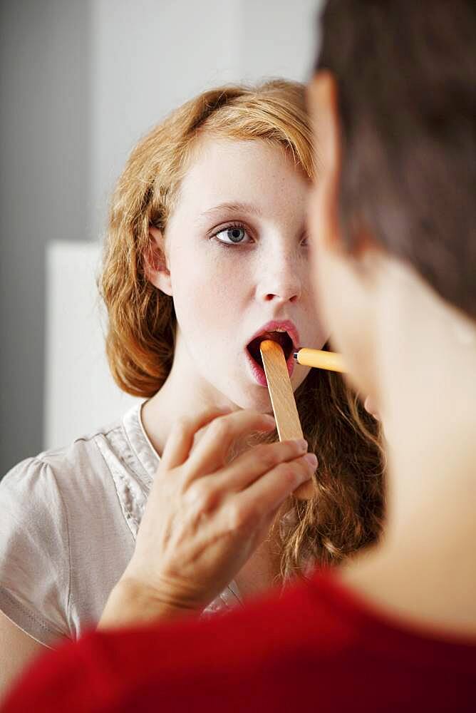 Ear nose & throat, woman