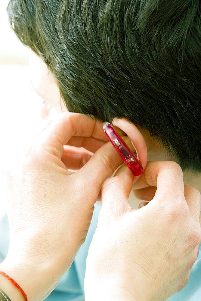 Do not use for HIV. Hearing aid.