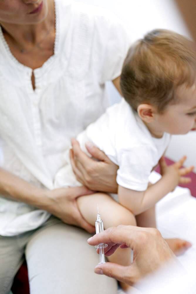 15-month-old child in consultation.