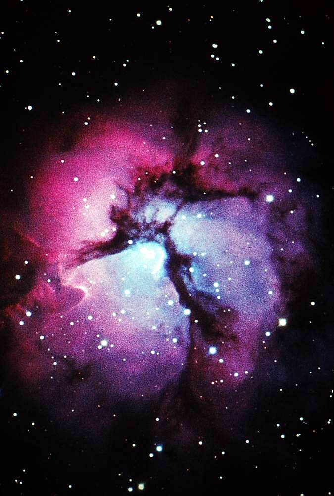 Glowing Trifid Nebula