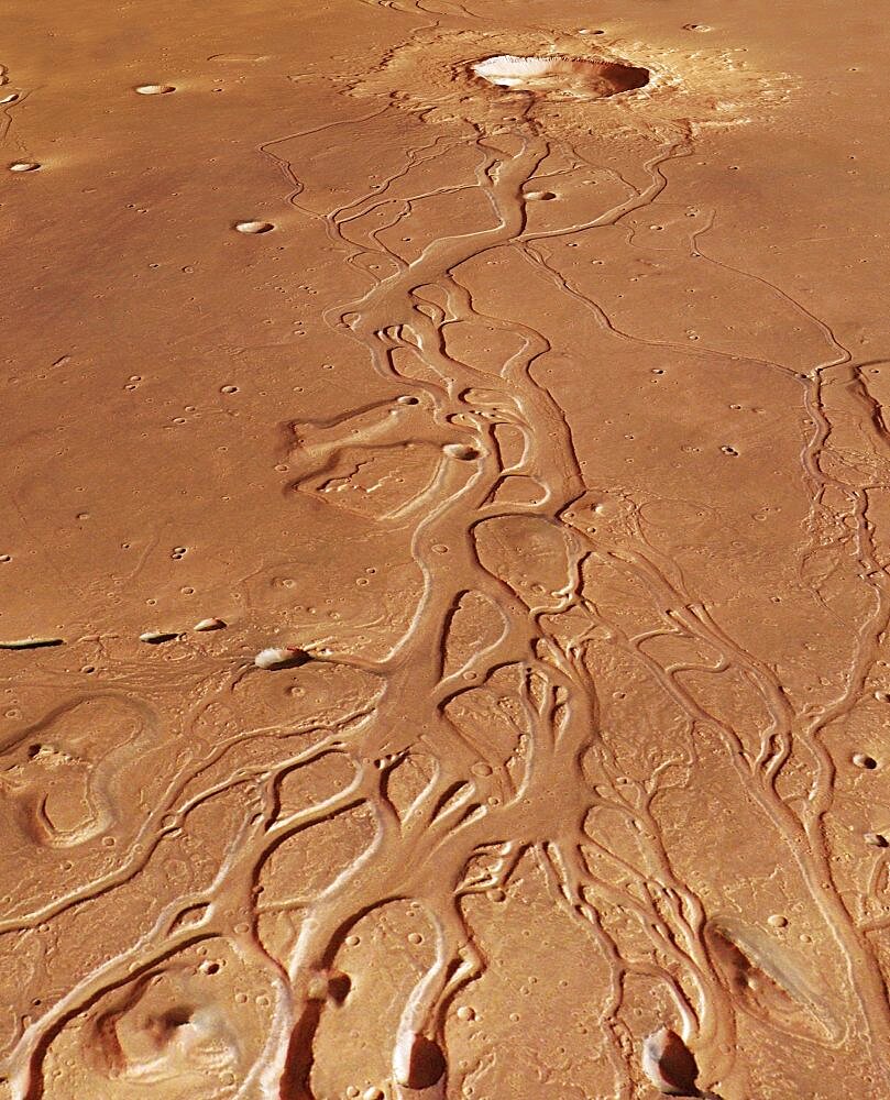 Hephaestus Fossae, Mars