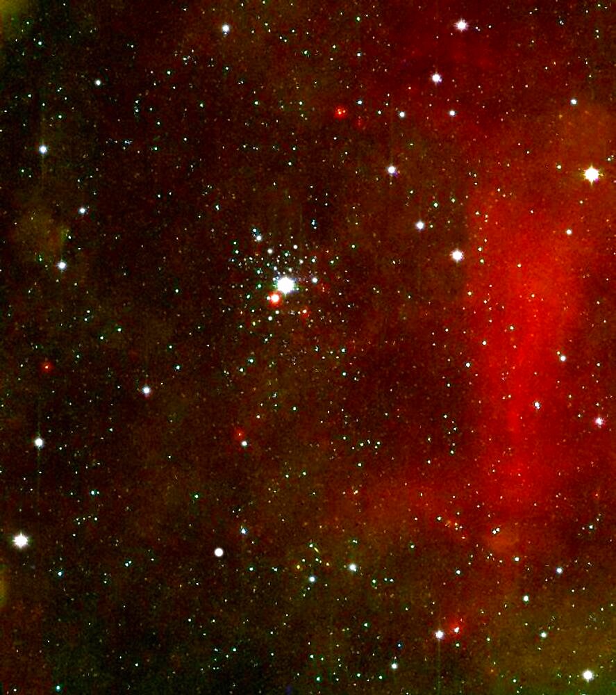 NGC 2362, Caldwell 64, Tau Canis Majoris Cluster, Open Cluster