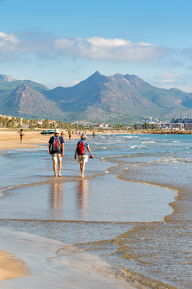 Heliopolis beach in Benicasim, Castellon, Valencian Community, Spain, Europe