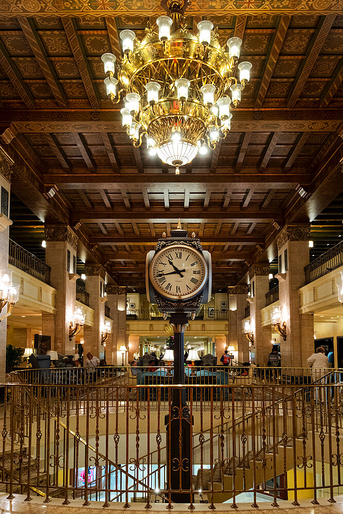 The Historic Fairmont Royal York Hotel Lobby, Toronto, Ontario, Canada, North America