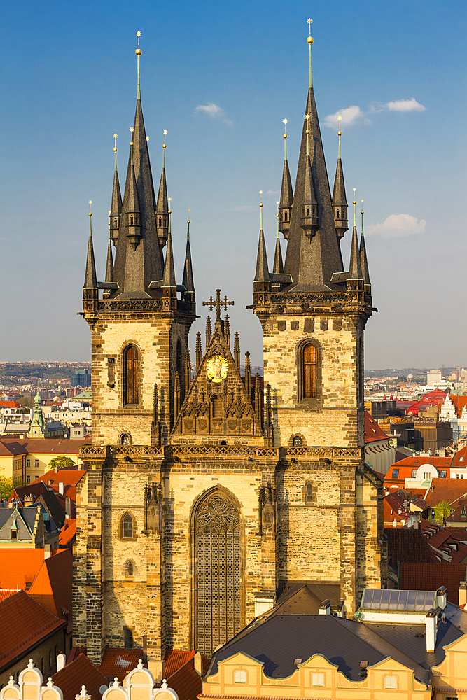 Church of Our Lady Before Tyn at Old Town Square, UNESCO World Heritage Site, Old Town, Prague, Czech Republic (Czechia), Europe