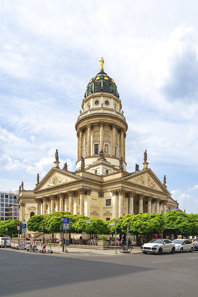 Neue Kirche (New Church) at Gendarmenmarkt square, Mitte, Berlin, Germany, Europe