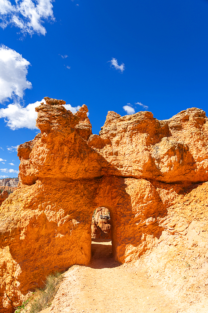 Natural arch, Queens Garden Trail, Bryce Canyon National Park, Utah, USA