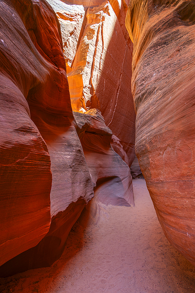 Slot canyon walls, Antelope Canyon X, Page, Arizona, USA