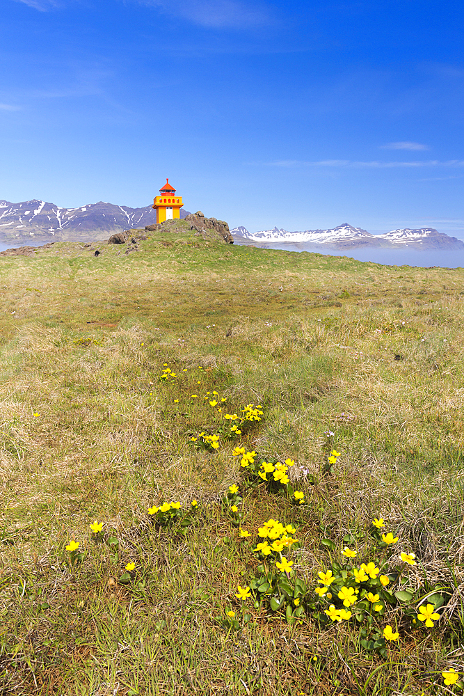 Djupivogur Lighthouse, East Iceland, Iceland, Polar Regions