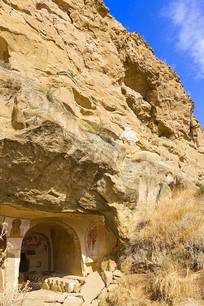 David Gareja Monastery complex, Sagarejo Municipality, Kakhetia, Georgia, Central Asia, Asia