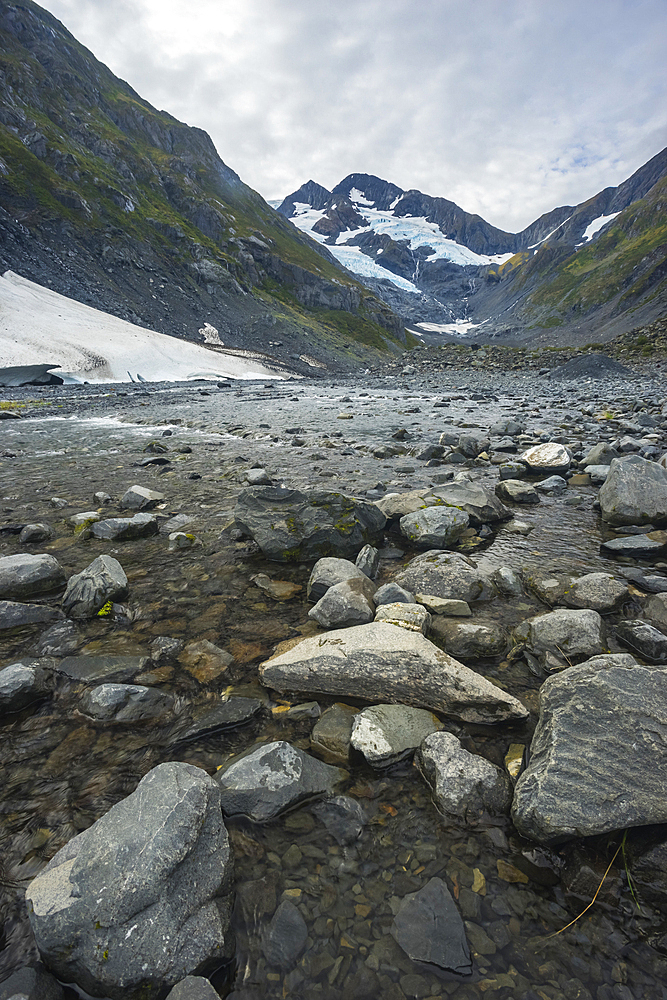 Byron Glacier, Kenai peninsula, Alaska, United States of America, North America