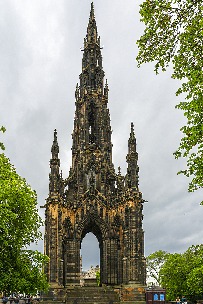 Scott Monument, Princes Street Gardens Edinburgh, Scotland, United Kingdom, Europe