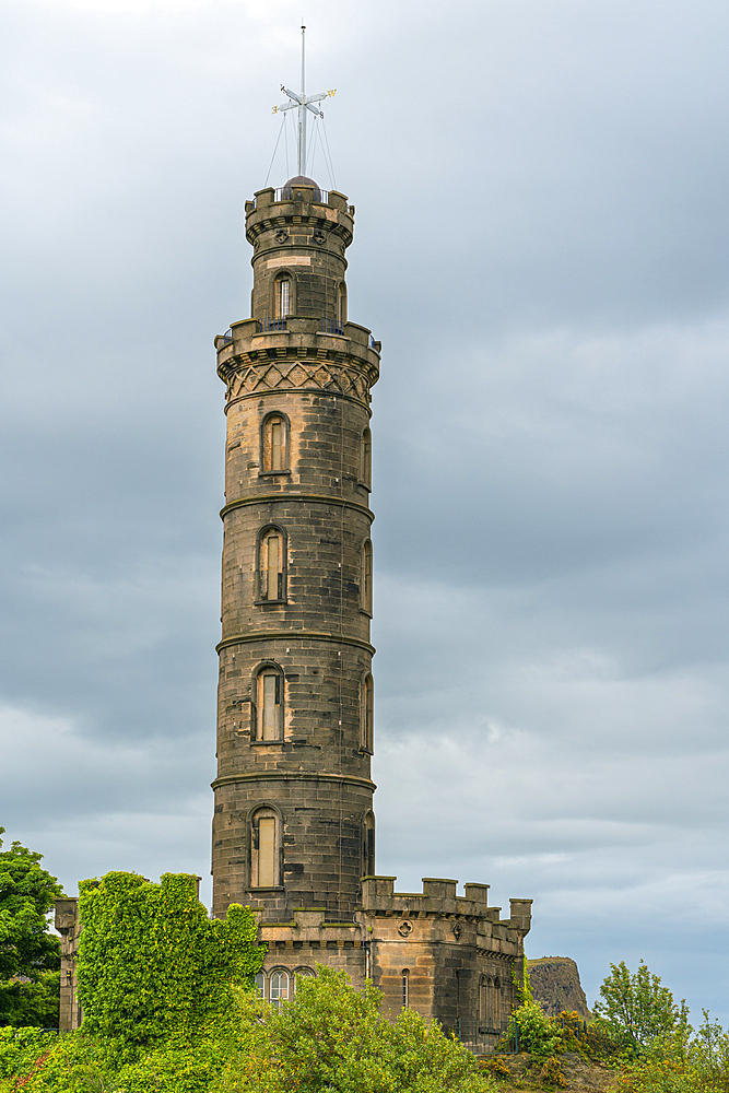 Nelson Monument, Calton Hill, UNESCO World Heritage Site, Edinburgh, Scotland, United Kingdom, Europe