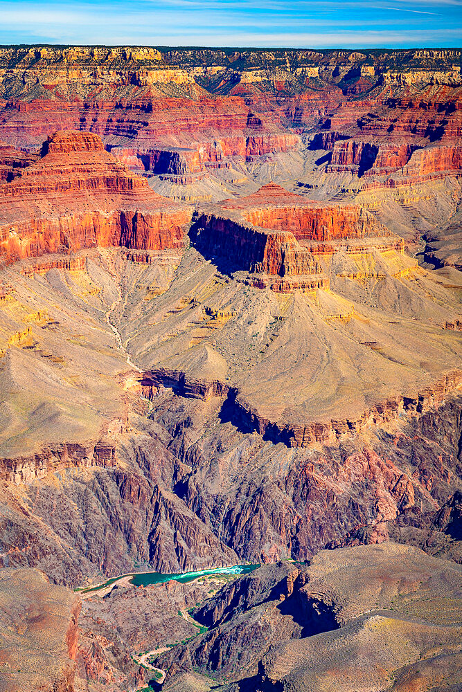 Grand Canyon along Hermit Road, Grand Canyon National Park, Arizona, USA