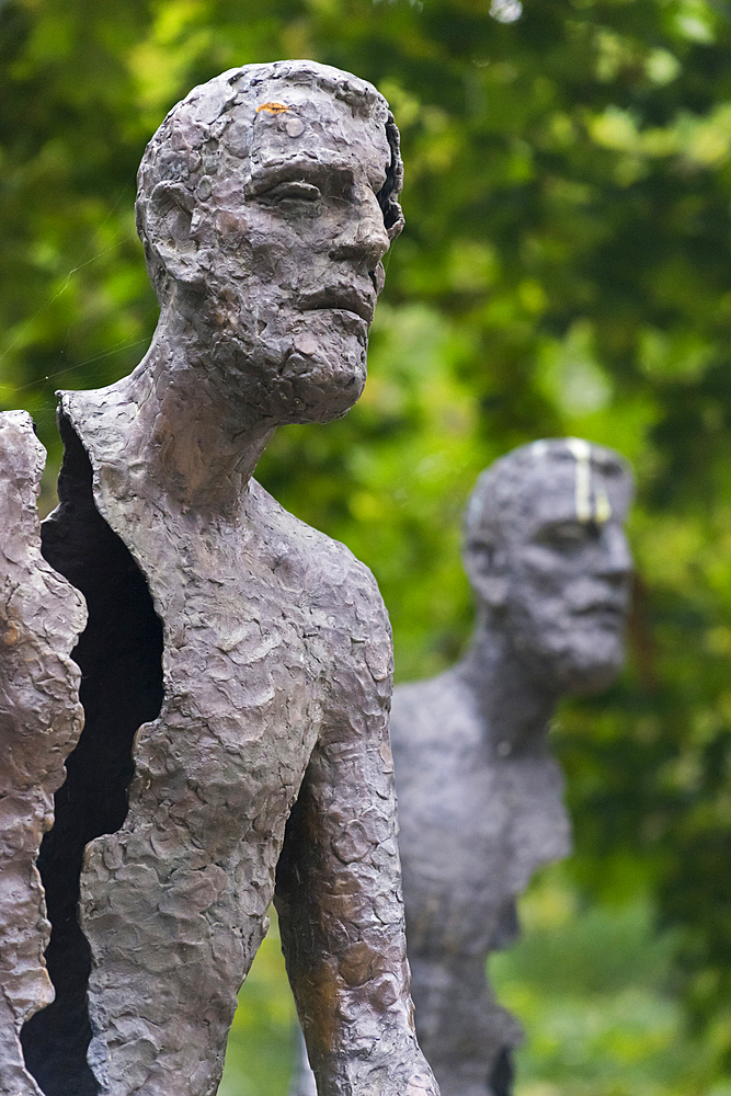 Detail of statues at Memorial to the Victims of Communism, Prague, Bohemia, Czech Republic (Czechia), Europe