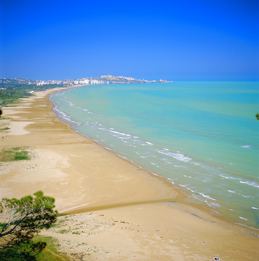 Coastline towards Vieste, Puglia, Italy