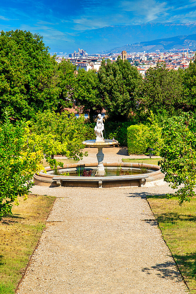 Boboli Gardens, UNESCO World Heritage Site, Florence, Tuscany, Italy, Europe