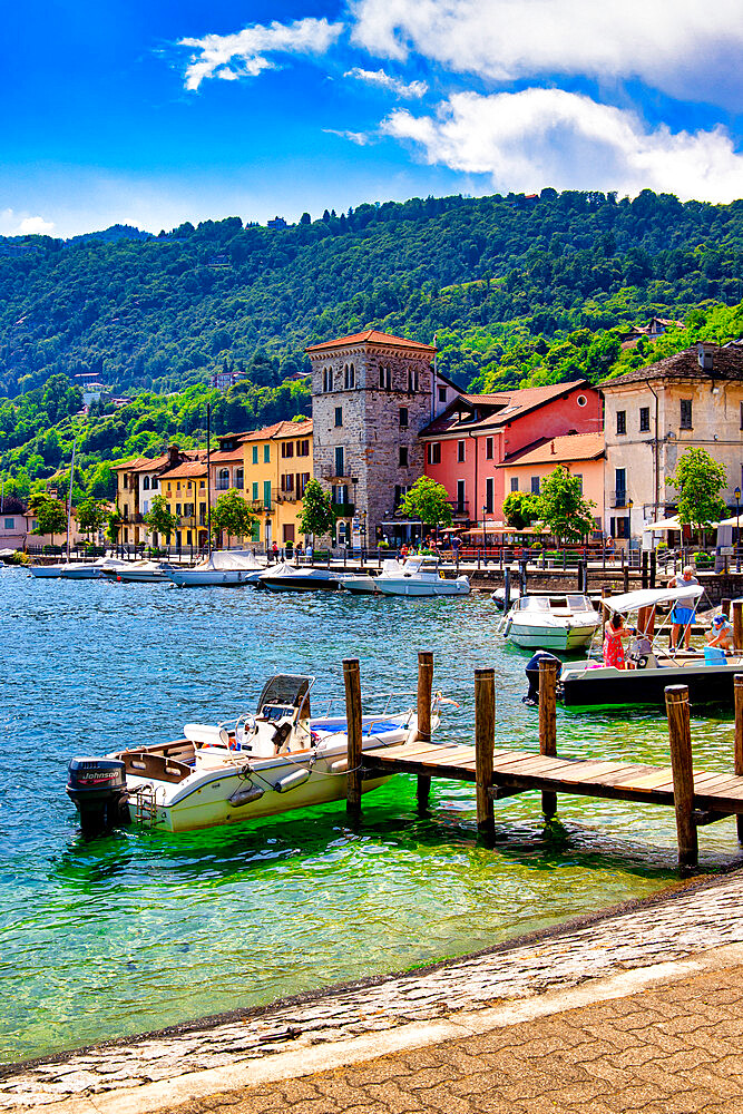 The small village of Pella, Lake Orta, Novara district, Piedmont, Italian Lakes, Italy, Europe