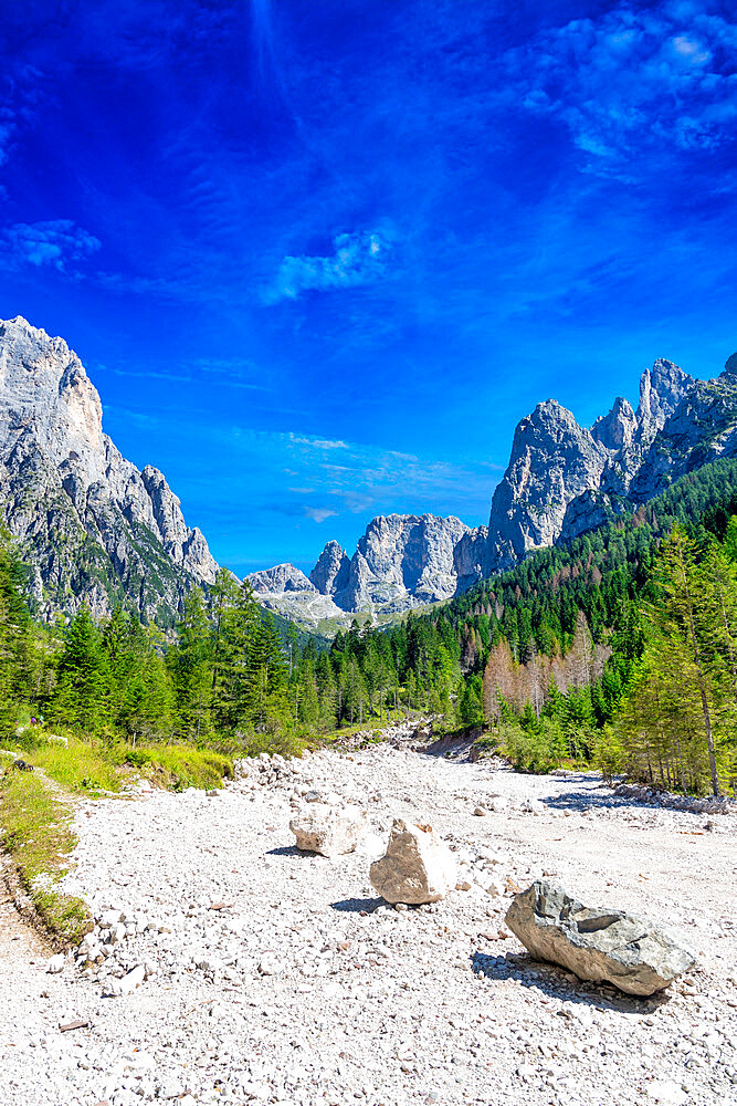 Dolomites, Canali valley, Tonadico, Trentino, Italy, Europe