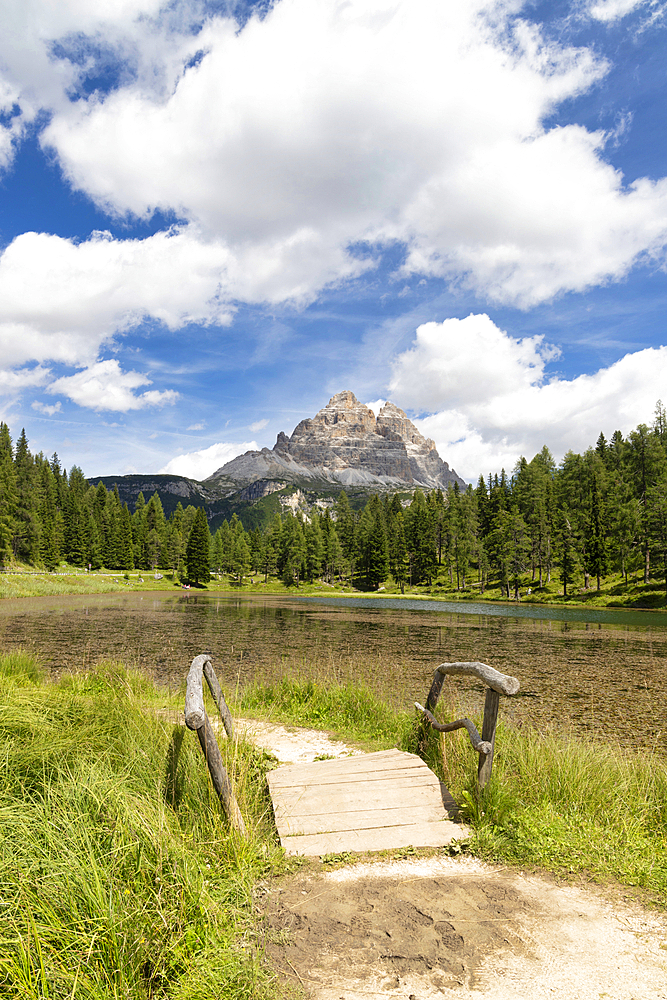 Antorno Lake, Tre Cime di Lavaredo, Belluno Dolomites, Auronzo di Cadore, Belluno District, Veneto, Italy, Europe