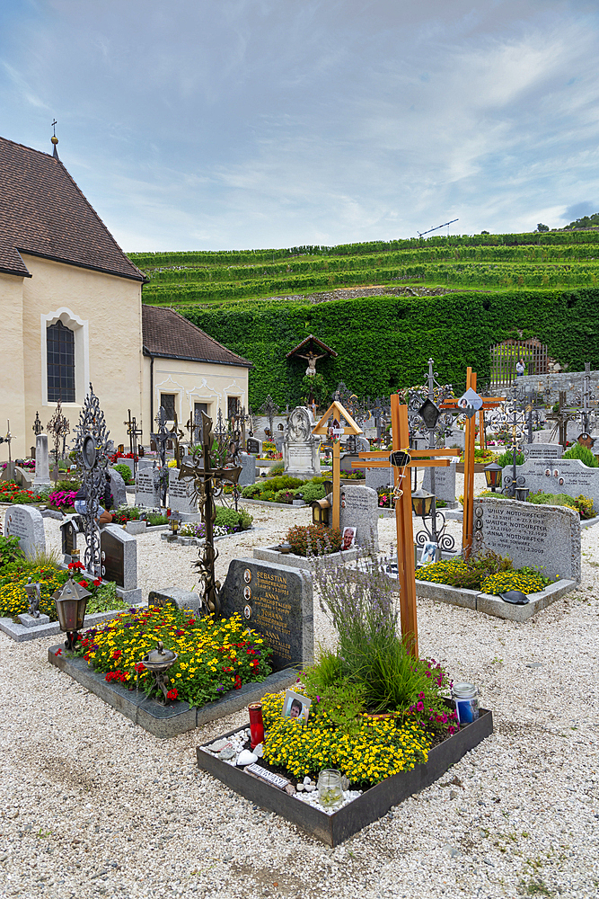 Cemetery, Neustift Convent, Brixen, South Tyrol, Italy, Europe