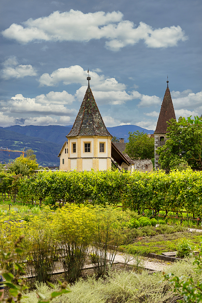 Neustift Convent garden, Brixen, South Tyrol, Italy, Europe