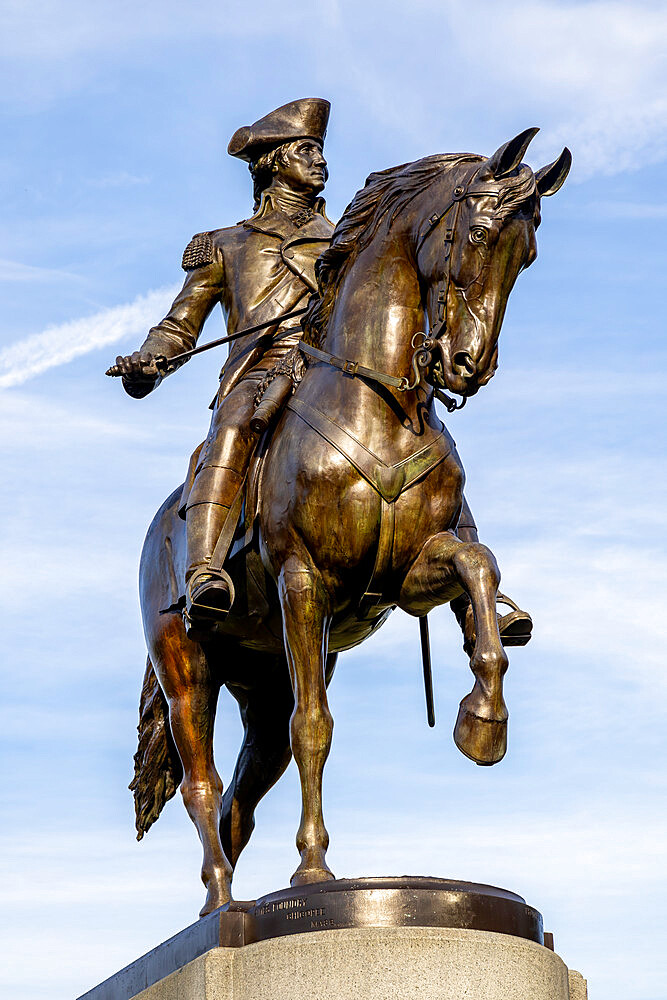 George Washington Statue in Boston's Public Garden