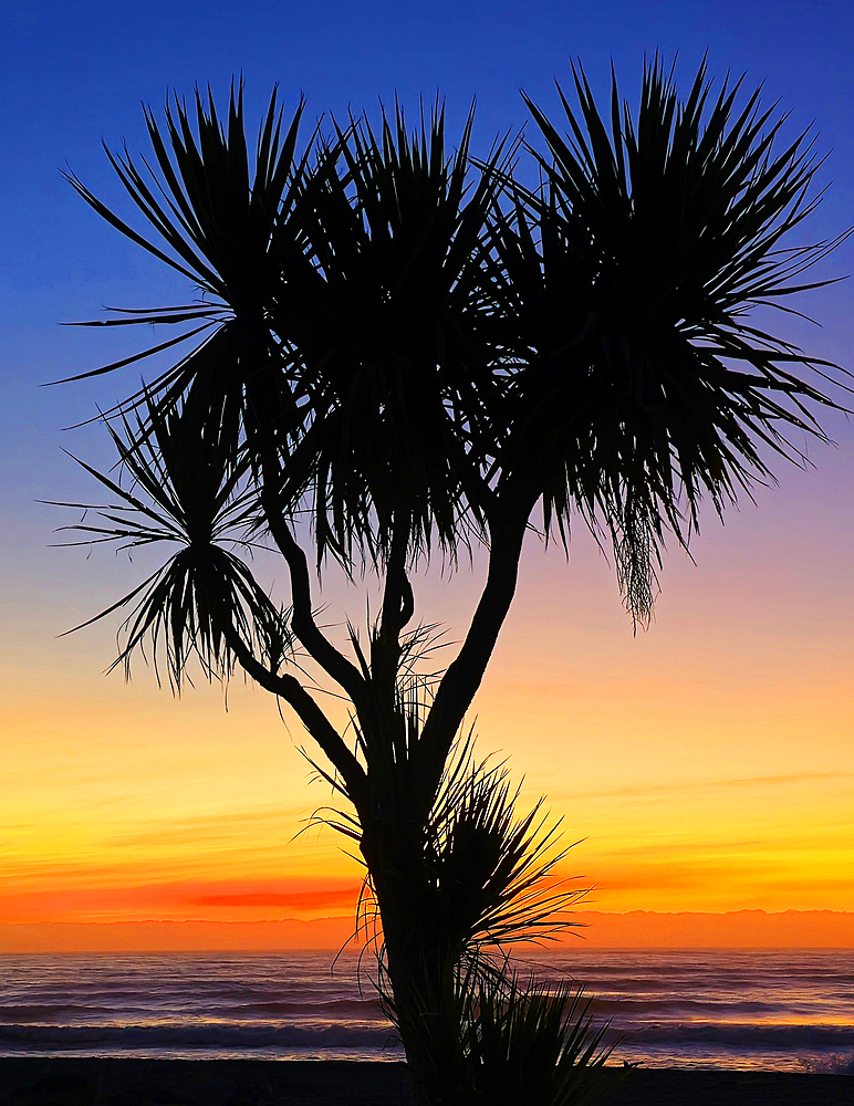 Sunset, Hokitika, South Island, New Zealand
