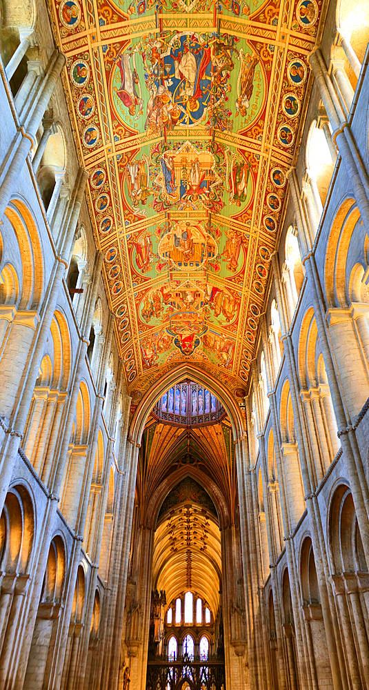 Ely Cathedral interior, Ely, Cambridgeshire, England, UK