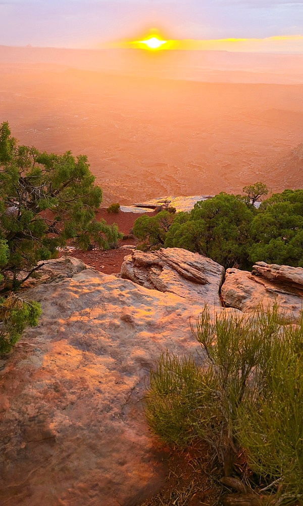 Sunset from Grand View Point, Canyonlands, Utah, USA